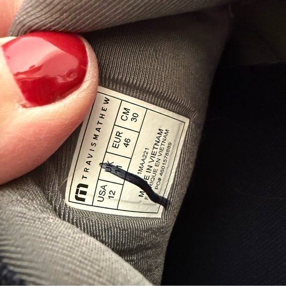 TRAVIS MATHEW The Daily 2 Knit Shoes Heather Mood Indigo Men’s 12 Navy Blue - Picture 10 of 10